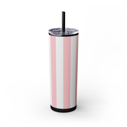 🍬 Cotton Candy Sips – Skinny Tumbler with Straw- 20Z