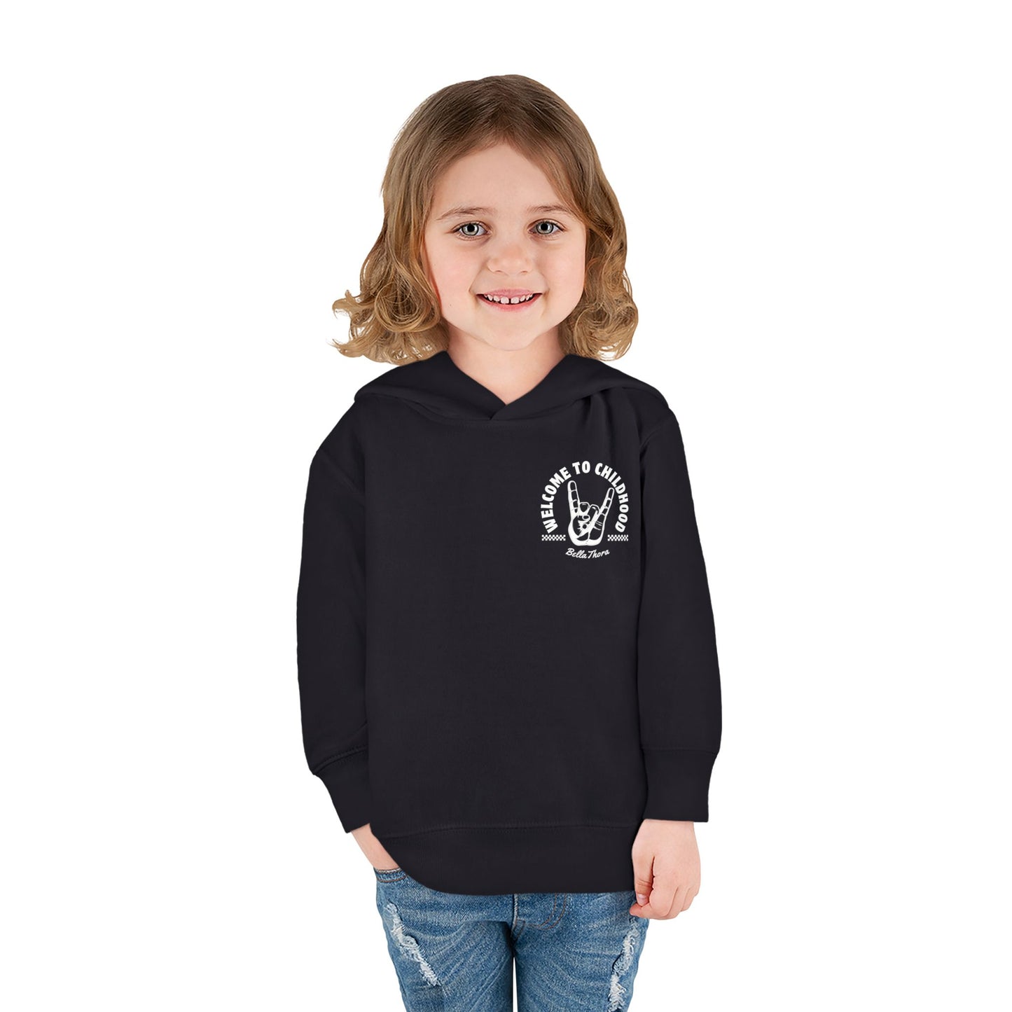 👶 WELCOME TO CHILDHOOD Toddler Pullover Hoodie-Hang Loose!