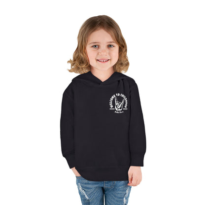 👶 WELCOME TO CHILDHOOD Toddler Pullover Hoodie-Hang Loose!