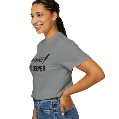 Lightning Bolt Keeper Parent Tee – Powered by Love & Caffeine! ⚡☕