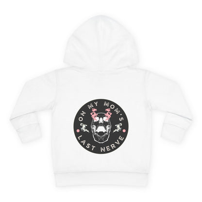 🔥 ON MY MOM'S LAST NERVE Hoodie 🔥Cute Toddler Pullover Fleece Hoodie - Pink Edition