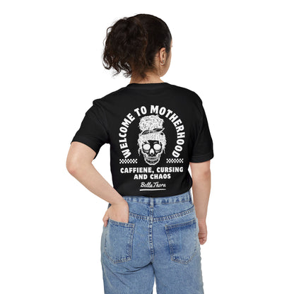💀 Welcome to Motherhood Pocket Tee 💀 Unisex Pocket T-shirt