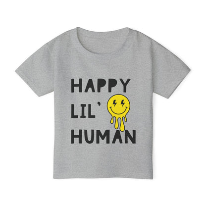 Happy Lil’ Human Toddler Tee – Pure Joy in Every Stitch! 😊⚡