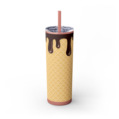 🍫 Choco Drip – Waffle Cone Tumbler 🍫 20oz