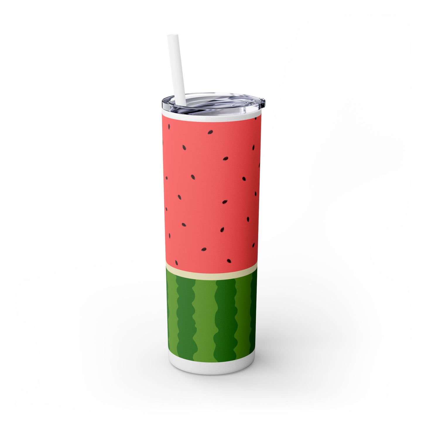 🍉 Sippin’ Sweet Summer – Watermelon Slice Skinny Tumbler 🍉 20oz