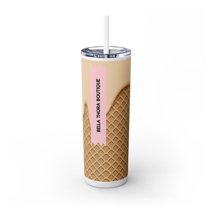 🍦Melt Happens – Ice Cream Cone Skinny Tumbler 🍦20oz