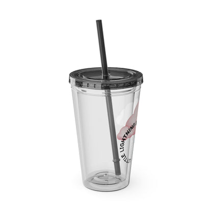 ⚡☁️ 16OZ LIGHTNING BOLT, BABY – TUMBLER WITH STRAW☁️⚡