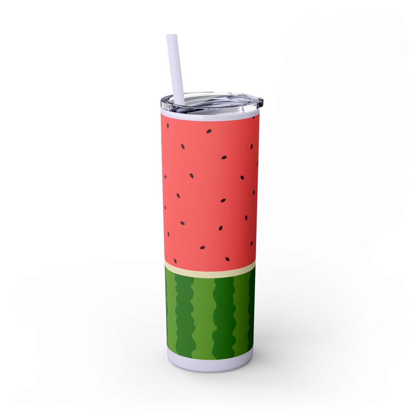🍉 Sippin’ Sweet Summer – Watermelon Slice Skinny Tumbler 🍉 20oz