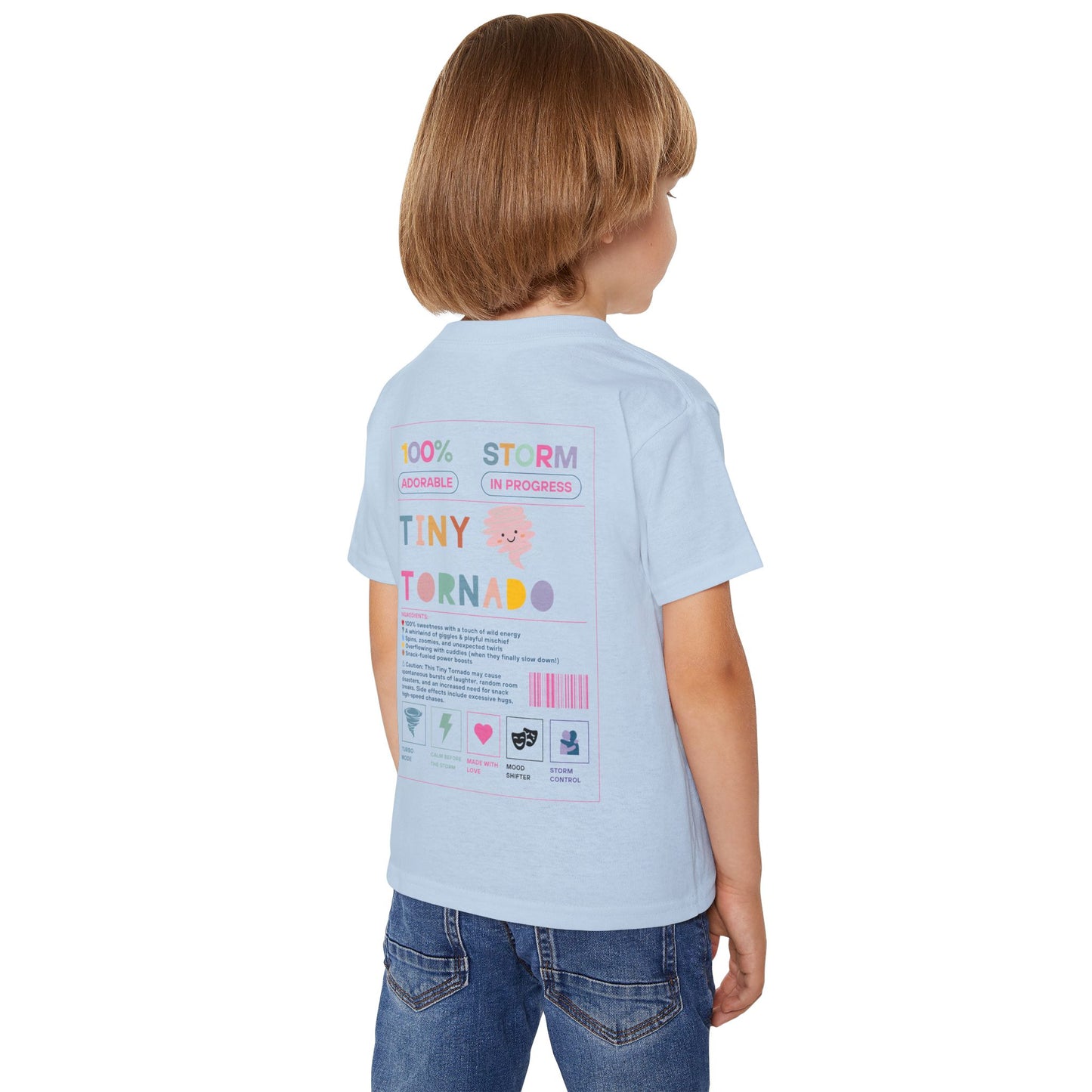 "Tiny Tornado" Toddler Tee – For the Little Whirlwind in Your Life! 🌪️✨