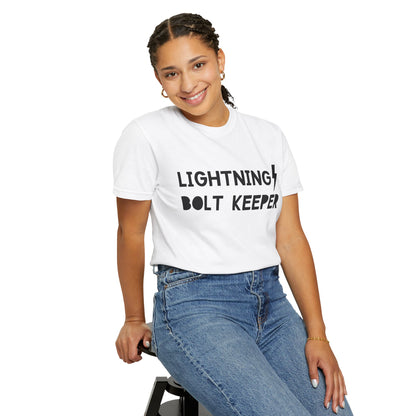 Lightning Bolt Keeper Parent Tee – Powered by Love & Caffeine! ⚡☕