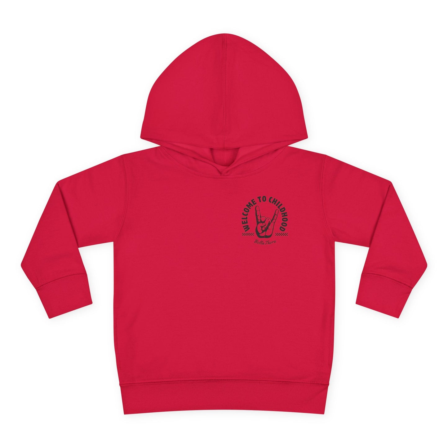 👶 WELCOME TO CHILDHOOD Toddler Pullover Hoodie-Hang Loose!