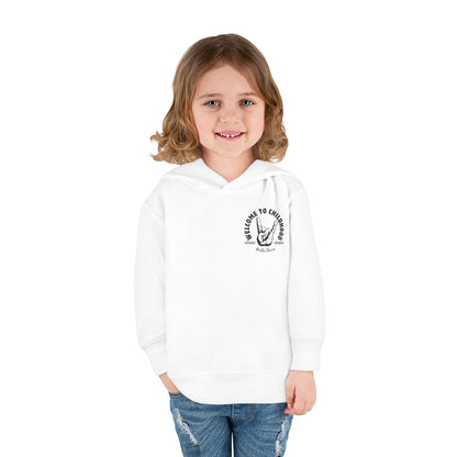 👶 WELCOME TO CHILDHOOD Toddler Pullover Hoodie-Hang Loose!