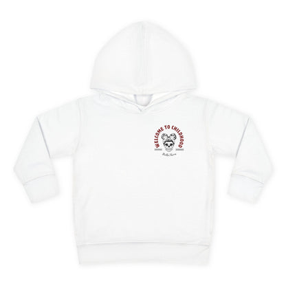 💀🤘 WELCOME TO CHILDHOOD Toddler Hoodie - Screaming 😱. Snacking 🍿. Shenanigans 🎉