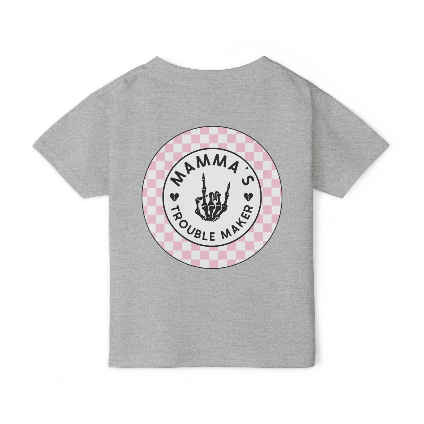 Mamma’s Trouble Maker Toddler Tee – Sweet but Sassy 🍒💀