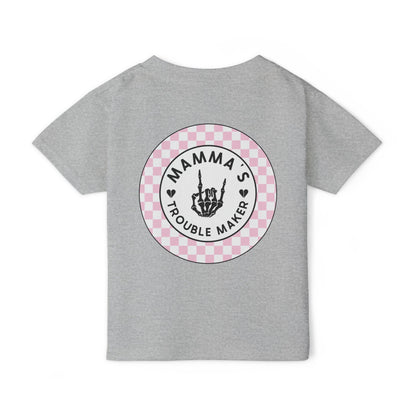 Mamma’s Trouble Maker Toddler Tee – Sweet but Sassy 🍒💀