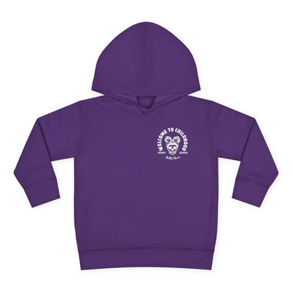 💀🤘 WELCOME TO CHILDHOOD Toddler Hoodie - Screaming 😱. Snacking 🍿. Shenanigans 🎉