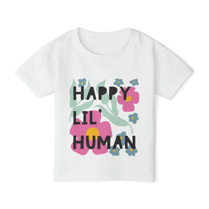 Happy Lil’ Human Toddler Tee – Spreading Smiles & Sunshine! ☀️🌸