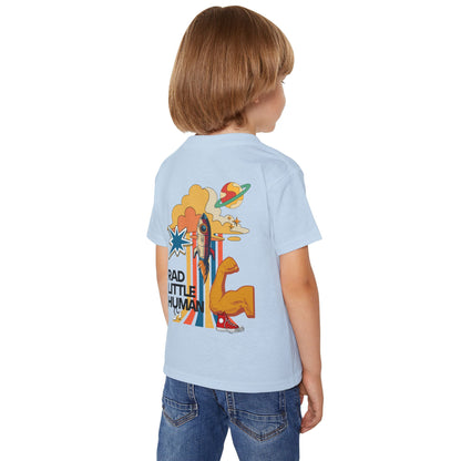 🚀🔥 RAD LITTLE HUMAN – FOR THE KIDS WHO RULE THE UNIVERSE! 🔥🚀- Cute Toddler T-Shirt -