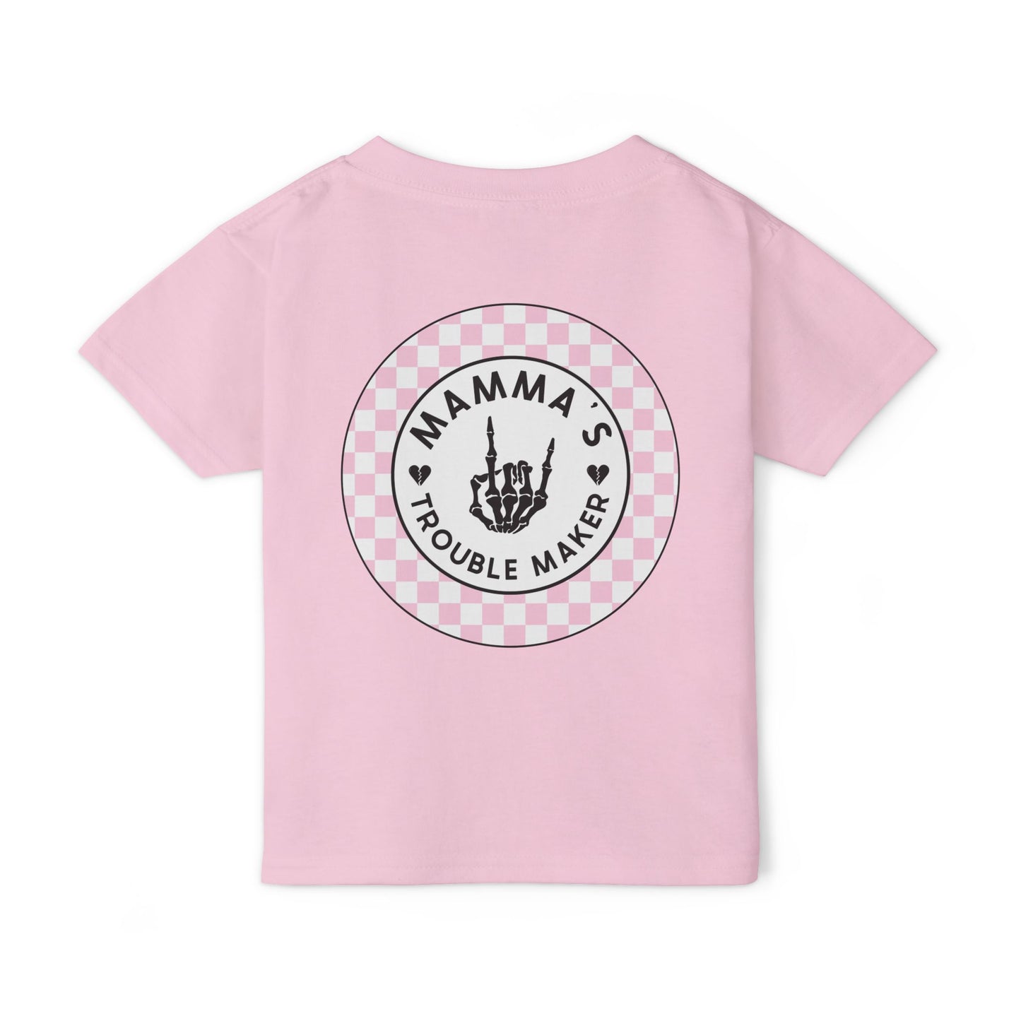 Mamma’s Trouble Maker Toddler Tee – Sweet but Sassy 🍒💀