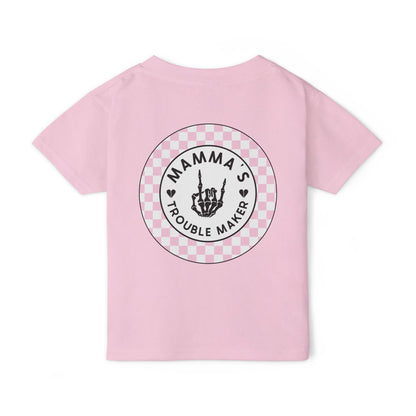 Mamma’s Trouble Maker Toddler Tee – Sweet but Sassy 🍒💀
