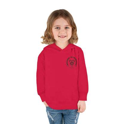 💀🤘 WELCOME TO CHILDHOOD Toddler Hoodie - Screaming 😱. Snacking 🍿. Shenanigans 🎉