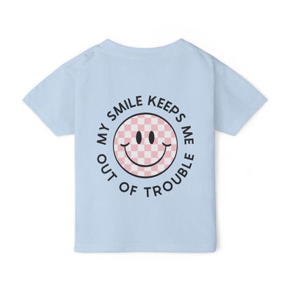 😊💖 MY SMILE KEEPS ME OUT OF TROUBLE – PINK CHECKER EDITION 💖😊