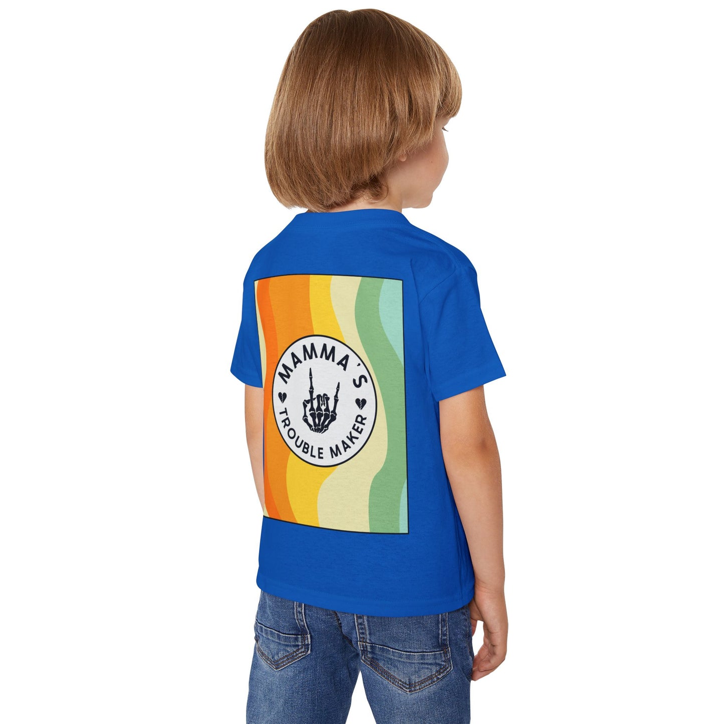 Mamma’s Trouble Maker Toddler Tee – A Little Wild, A Lot of Fun! 🌈🔥