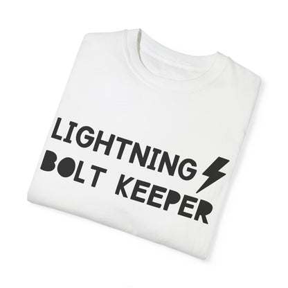 Lightning Bolt Keeper Parent Tee – Powered by Love & Caffeine! ⚡☕
