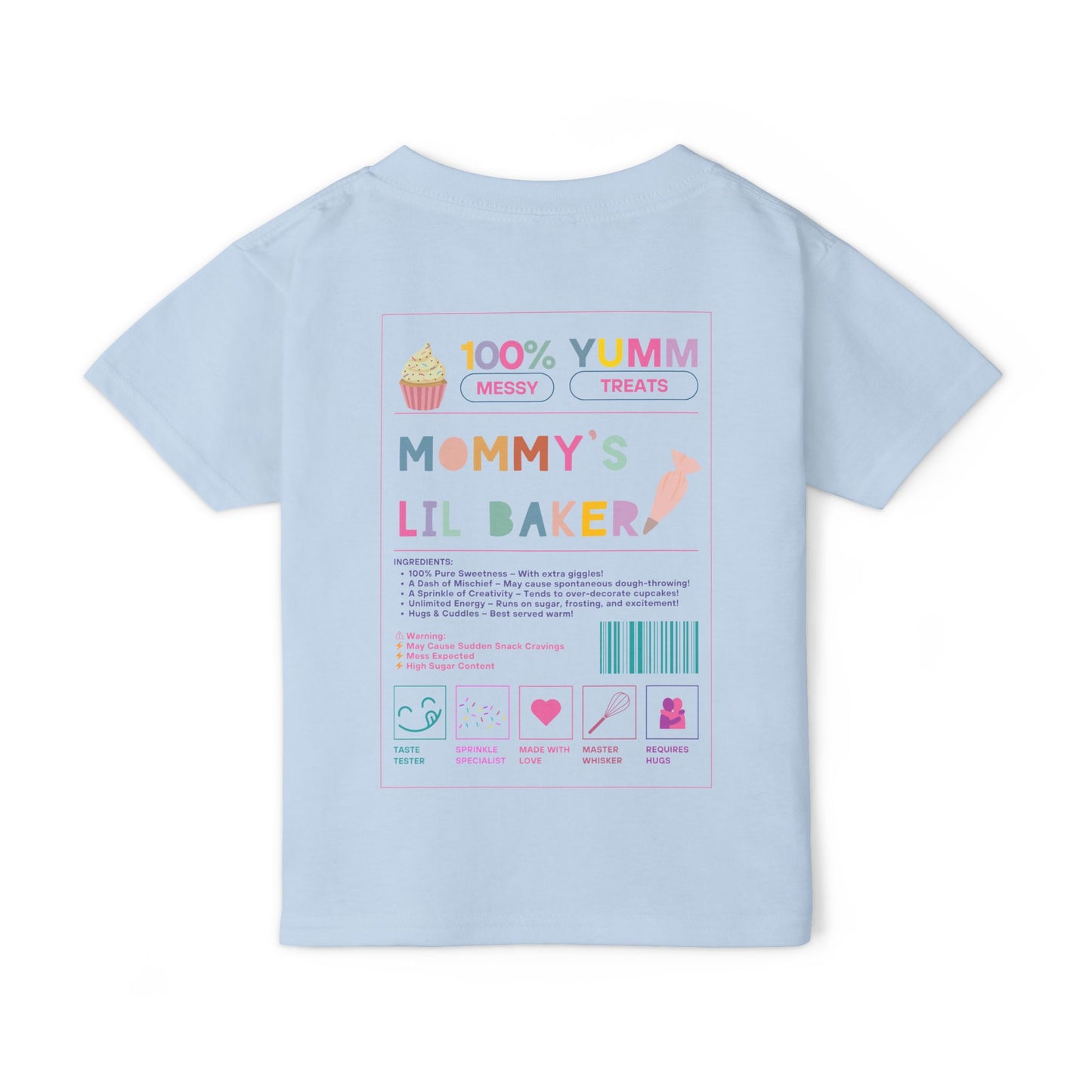 Mommy’s Lil Baker Toddler Tee – The Sweetest Chef in Training! 🍪🧁