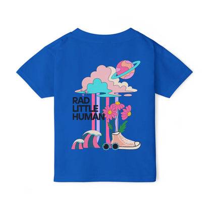 🌸✨ RAD LITTLE HUMAN – FOR THE FREE SPIRITED, WILD-HEARTED KIDDO! ✨🌸- Cute Toddler T-Shirt