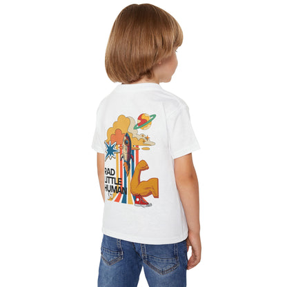 🚀🔥 RAD LITTLE HUMAN – FOR THE KIDS WHO RULE THE UNIVERSE! 🔥🚀- Cute Toddler T-Shirt -