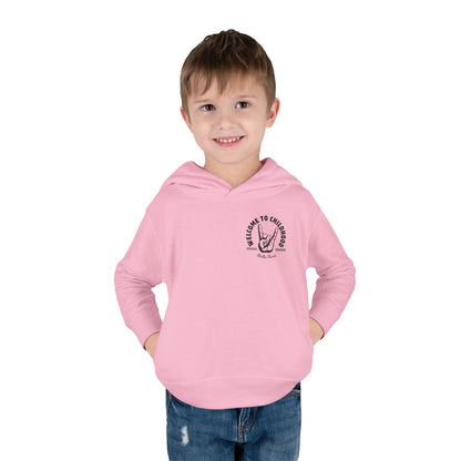 👶 WELCOME TO CHILDHOOD Toddler Pullover Hoodie-Hang Loose!