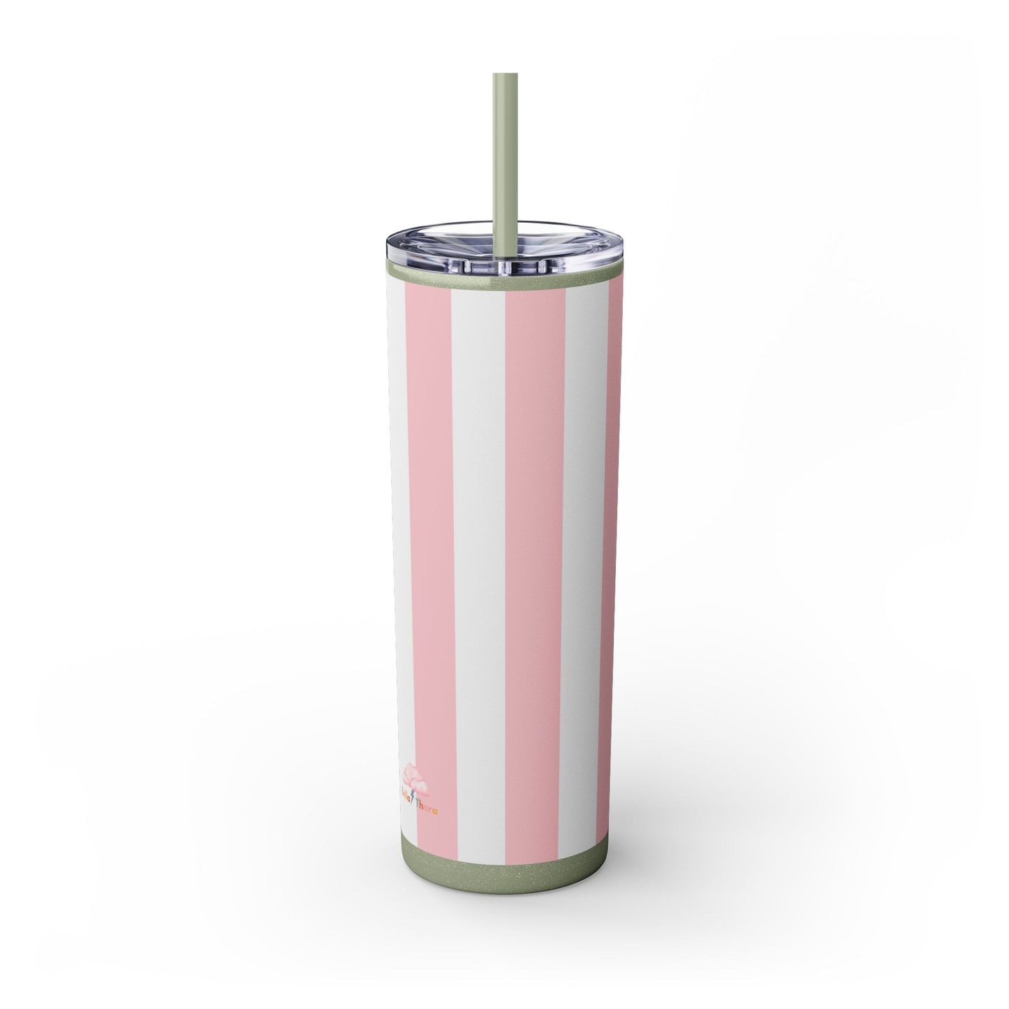 🍬 Cotton Candy Sips – Skinny Tumbler with Straw- 20Z