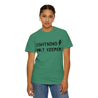 Lightning Bolt Keeper Parent Tee – Powered by Love & Caffeine! ⚡☕