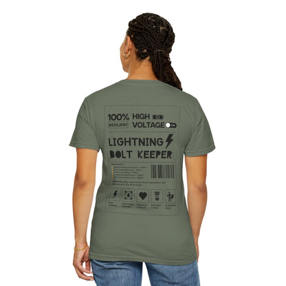 Lightning Bolt Keeper Parent Tee – Powered by Love & Caffeine! ⚡☕