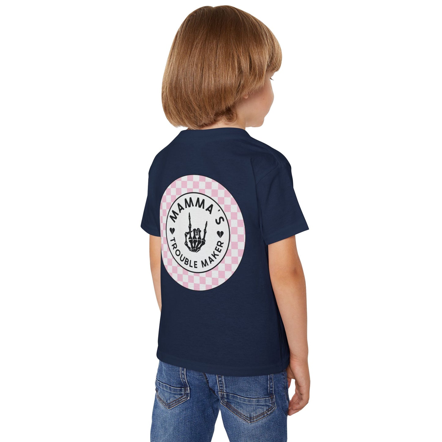 Mamma’s Trouble Maker Toddler Tee – Sweet but Sassy 🍒💀