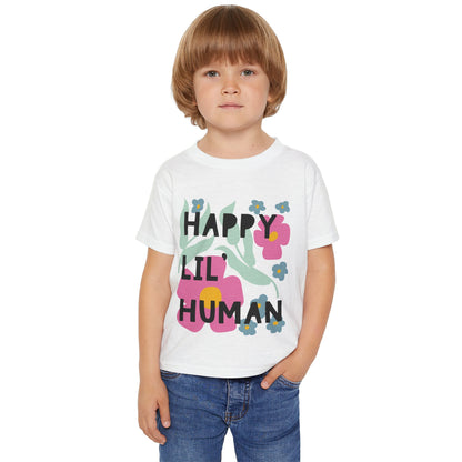 Happy Lil’ Human Toddler Tee – Spreading Smiles & Sunshine! ☀️🌸
