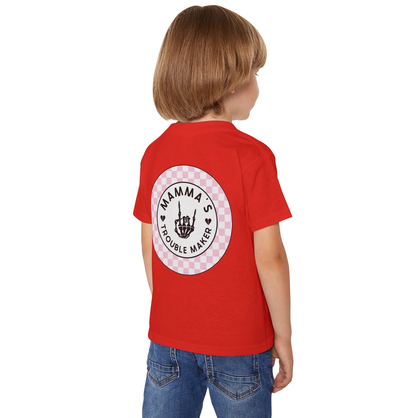 Mamma’s Trouble Maker Toddler Tee – Sweet but Sassy 🍒💀