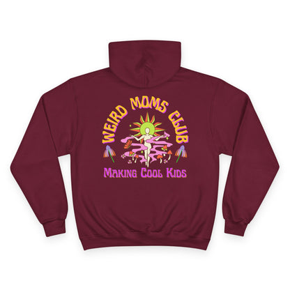 🌞🍄 WEIRD MOMS CLUB – MAKING COOL KIDS CHAMPION HOODIE 🍄🌞