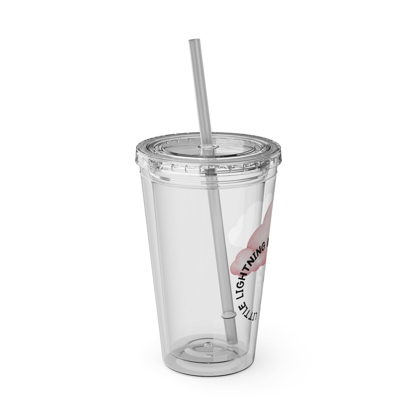 ⚡☁️ 16OZ LIGHTNING BOLT, BABY – TUMBLER WITH STRAW☁️⚡