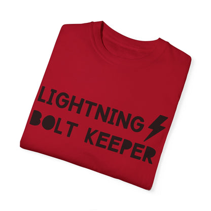 Lightning Bolt Keeper Parent Tee – Powered by Love & Caffeine! ⚡☕