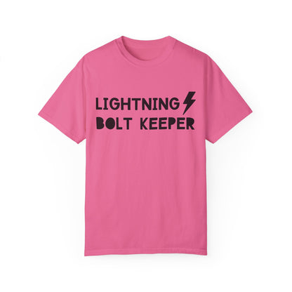 Lightning Bolt Keeper Parent Tee – Powered by Love & Caffeine! ⚡☕