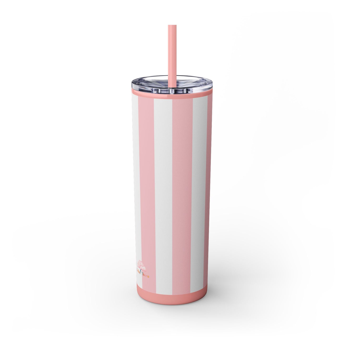 🍬 Cotton Candy Sips – Skinny Tumbler with Straw- 20Z