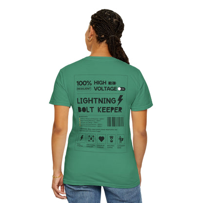 Lightning Bolt Keeper Parent Tee – Powered by Love & Caffeine! ⚡☕