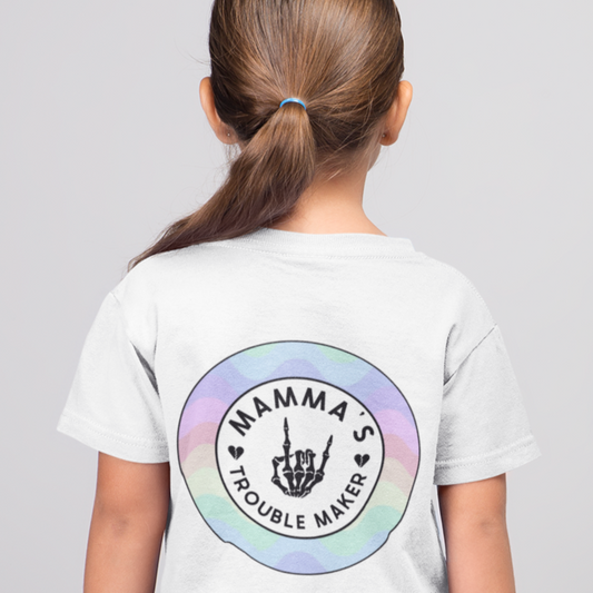 🔥🖤 MAMMA'S TROUBLE MAKER – RAINBOW - FOR THE LITTLE REBEL WITH A BIG HEART! 🖤🔥