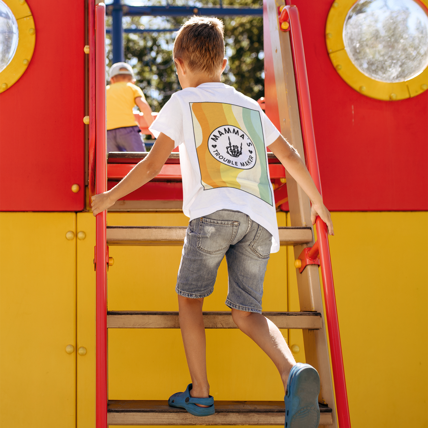 Mamma’s Trouble Maker Toddler Tee – A Little Wild, A Lot of Fun! 🌈🔥
